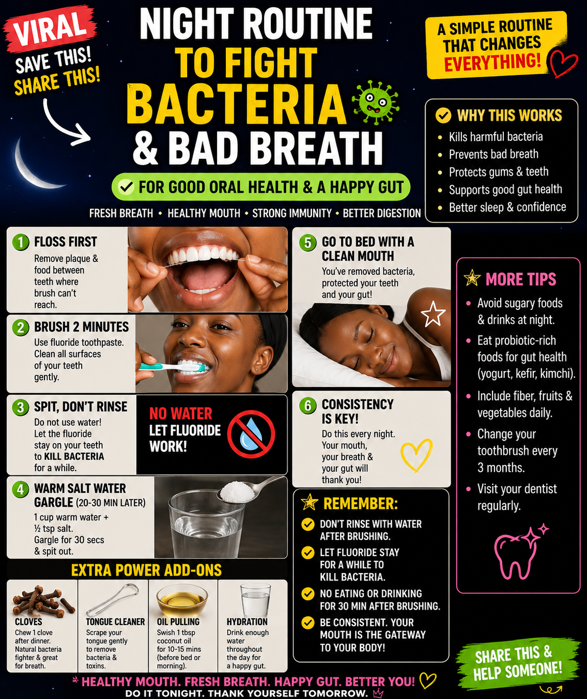 🦷 STOP SCROLLING! THIS NIGHT ROUTINE CHANGED THE WAY I TA... · @Sonto on CashChat