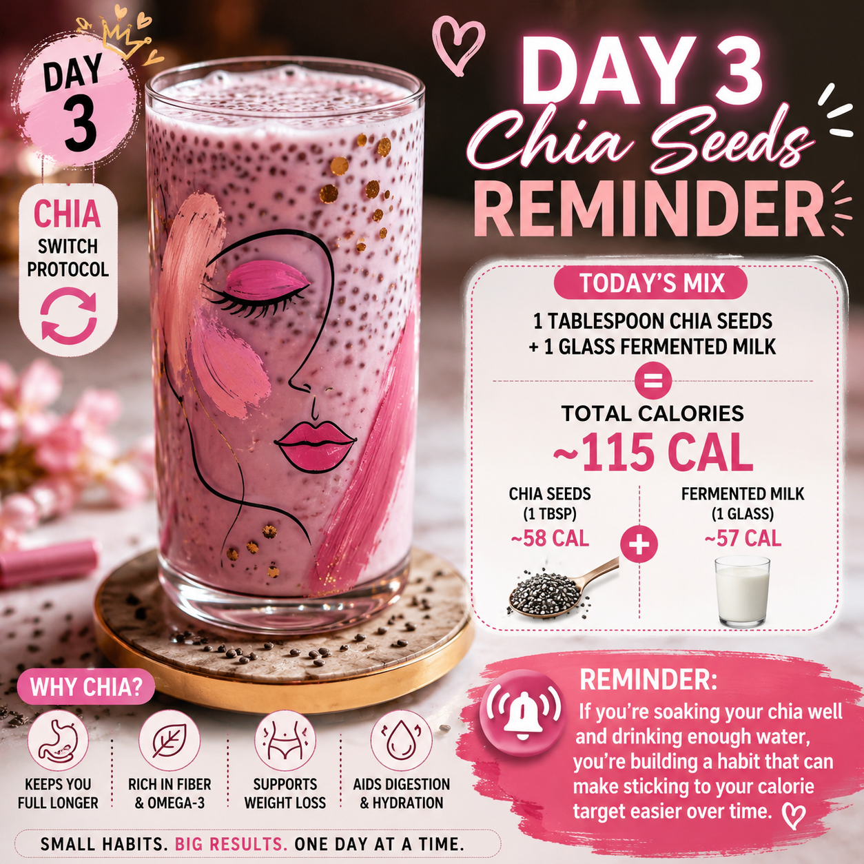 🌸✨ DAY 3 – My Chia Seeds Journey | #SwitchProtocol ✨🌸 Thr... · @Sonto on CashChat