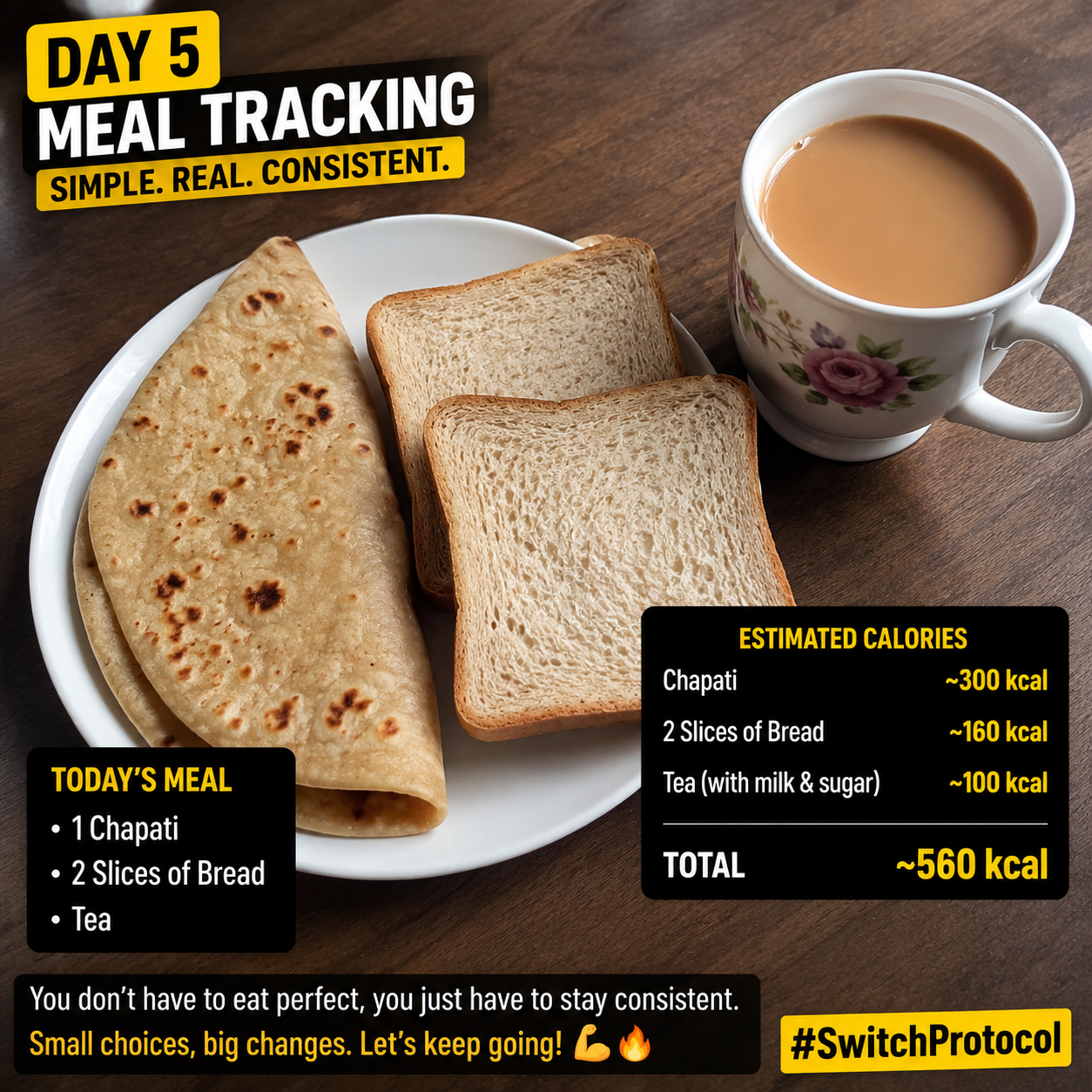 📍Day 5 of Tracking My Calories 🔥 This morning's breakfast... · @Sonto on CashChat