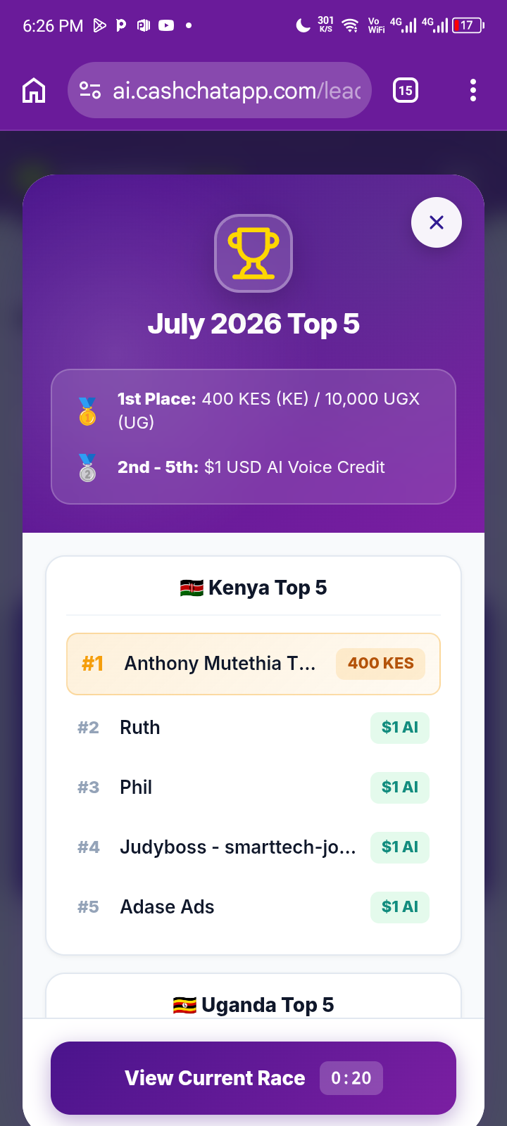 Flick by @Anthony Mutethia Thuranira · CashChat