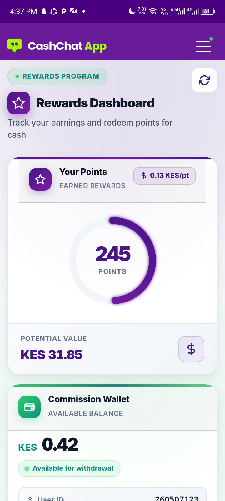 🚀 · @Anthony Mutethia Thuranira  on CashChat